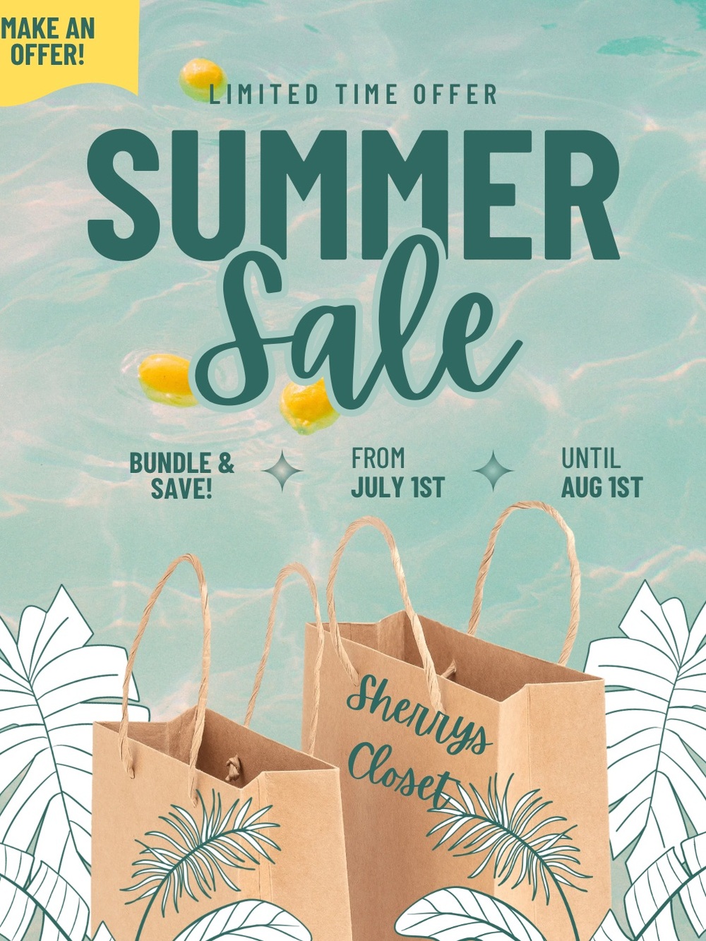 Sherry's Closet Summer Sale